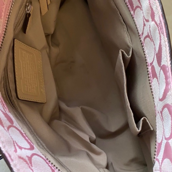 Authentic pink Coach patchwork purse - Picture 2 of 3